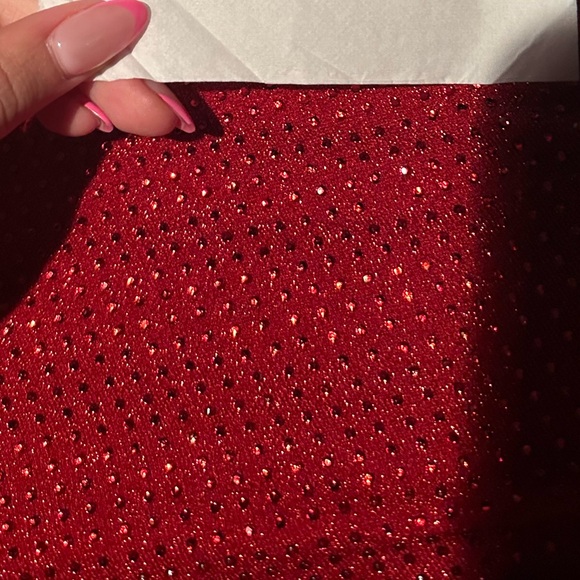 Strapless Red Maxi Dress - Picture 8 of 10